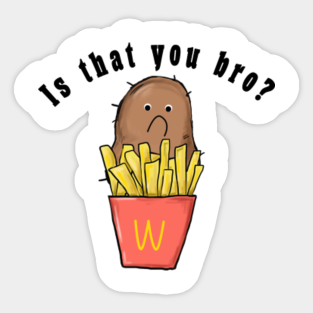 Potato Meme Stickers Teepublic