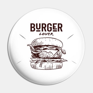 Burger Lover Pin