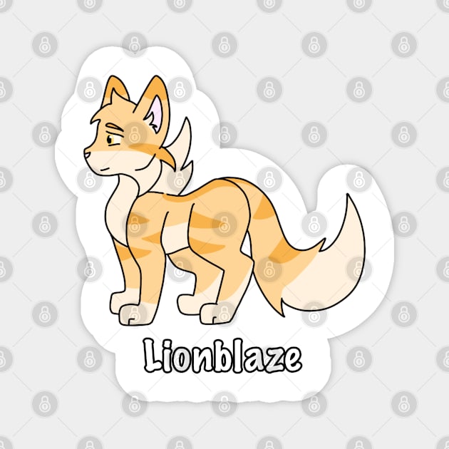 Lionblaze Magnet by ceolsonart