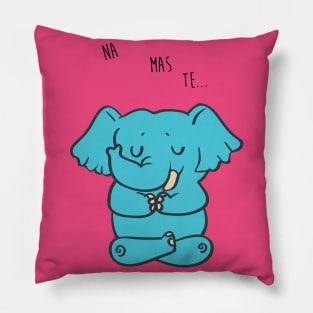 Namaste Elephant Pillow