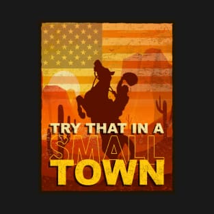 Try That In A Small Town Shirt, American Flag Shirt, Jason Aldean Shirt T-Shirt