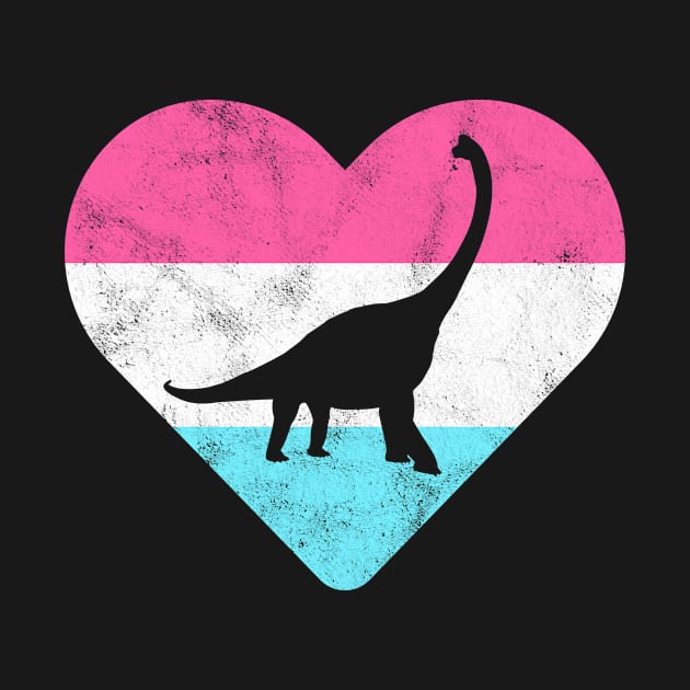 Retro Vintage Brachiosaurus Dinosaur Gift by JKFDesigns