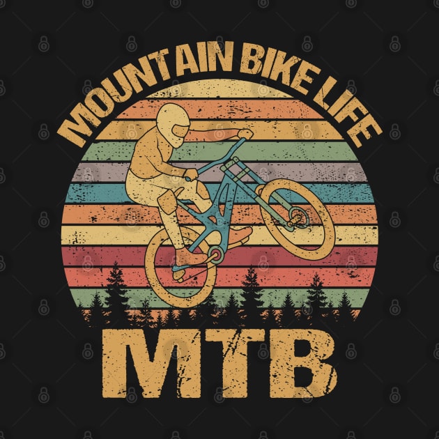 Retro Mountain Bike Life MTB by Ostakos