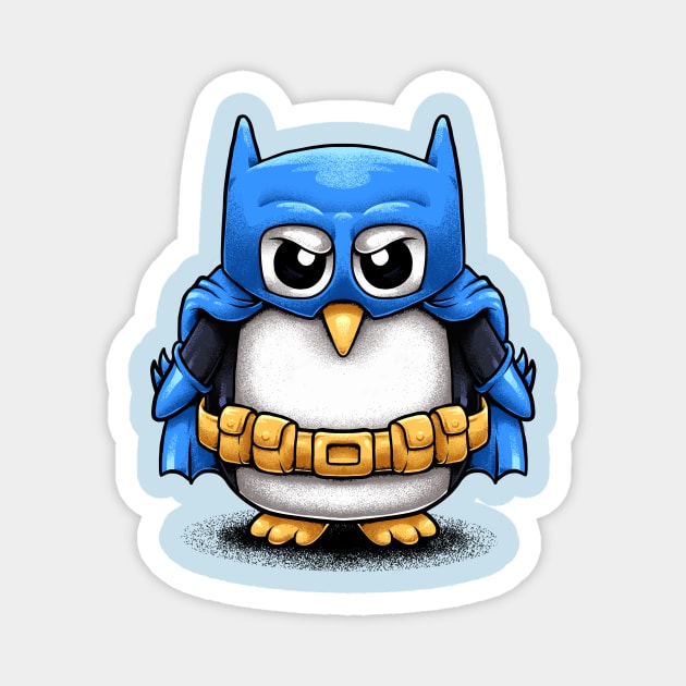 Penguin Superhero 3 Magnet by RUA