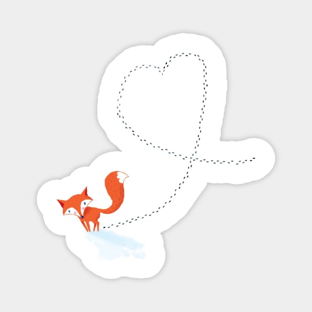 Foxy Love Magnet by DinoMike