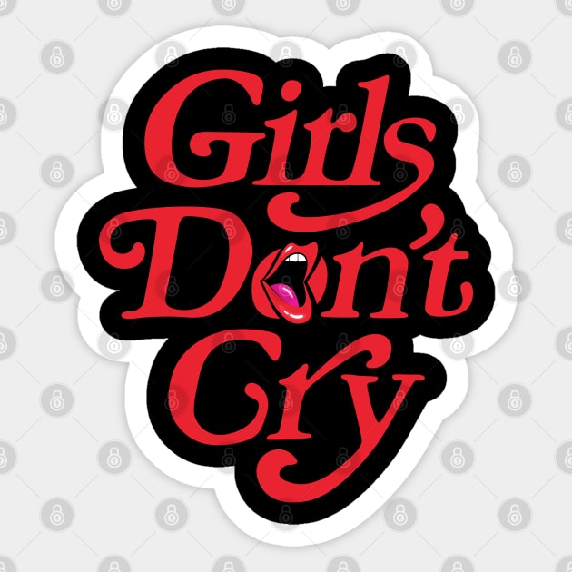 Girls Don't Cry Logo Pillow Red - SS21 - US