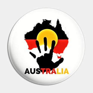 Australian Aboriginal Flag Pin