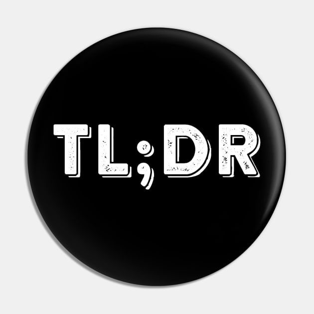 TL DR Pin by ballhard