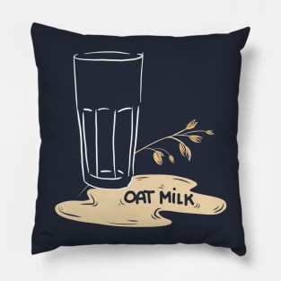 Oat Milk Glass Pillow