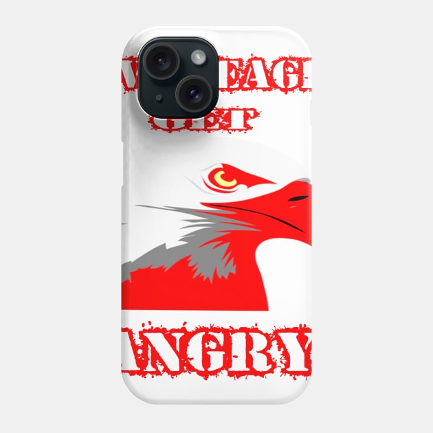 Angry Eagle Phone Case by Egy Zero