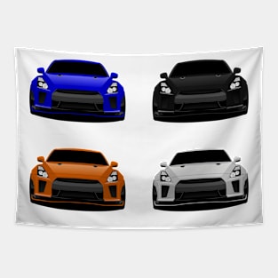 Nissan GTR X4 Car Tapestry