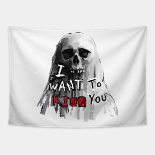 Goth Horror Style: Creepy Skull Tapestry