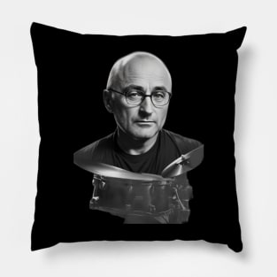 phil collins // vektor art design Pillow