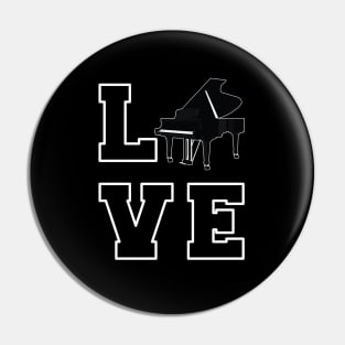 Piano Love Pin