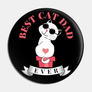 Best cat dad ever, cat daddy, cat dad ever, cat lover Pin