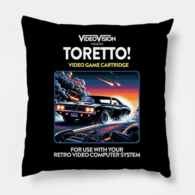 Toretto 80s Game Pillow by PopCultureShirts