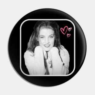 Lisa Marie Presley R.I.P Heartbreaker 1968- 2023 t shirt, coffee mug, hoodie, phone case, apparel T-Shirt Pin