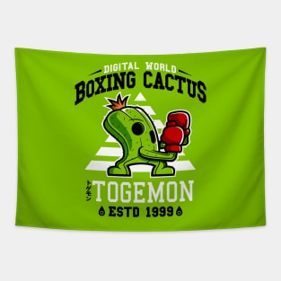 Digital Boxing Cactus Monster Tapestry