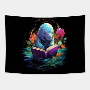 Manatee Reads Book Tapestry