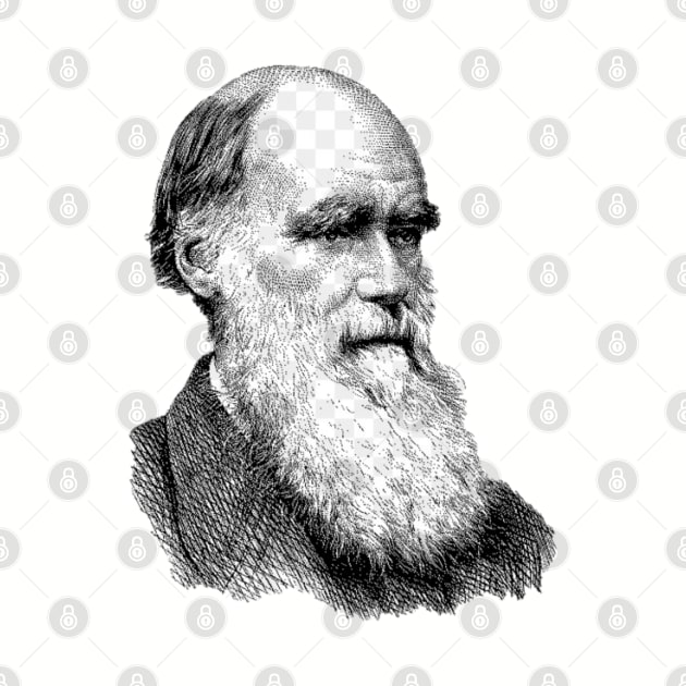 Charles Darwin by Among the Leaves Apparel