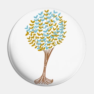 Hand drawn tree Pin