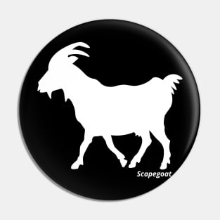 scapegoat white Pin