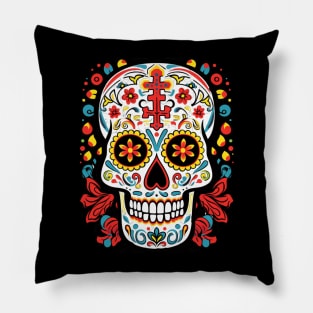 Sugar skull, Dia de Muertos Pillow