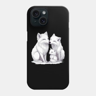 Arctic Wolf Family Phone Case