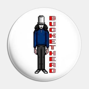 Buckethead Sprite (With Text) Pin