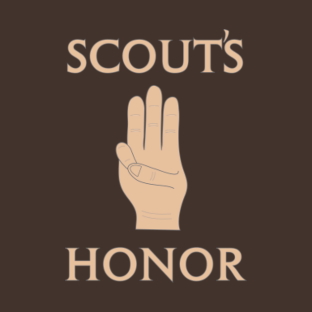 Scout's Honor Boy Scouts TShirt TeePublic