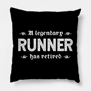 A Legendary Runner Has Retired Pillow