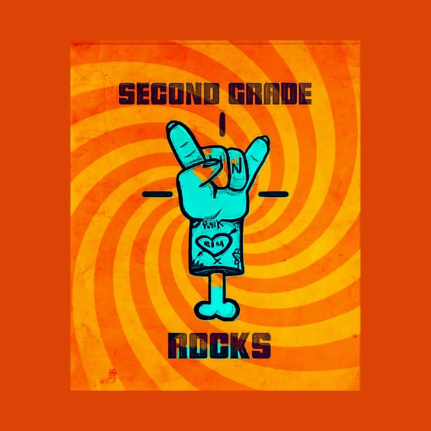 Second Grade Rocks by Vividlife