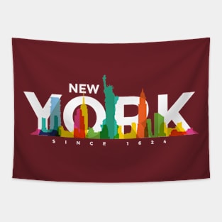 New York Skyline Tapestry