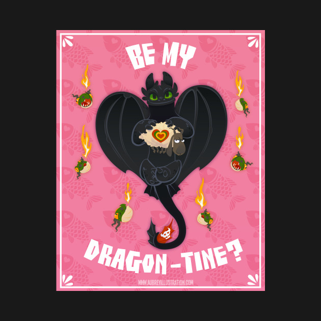 Discover Be My Dragon-tine? - Valentines - T-Shirt