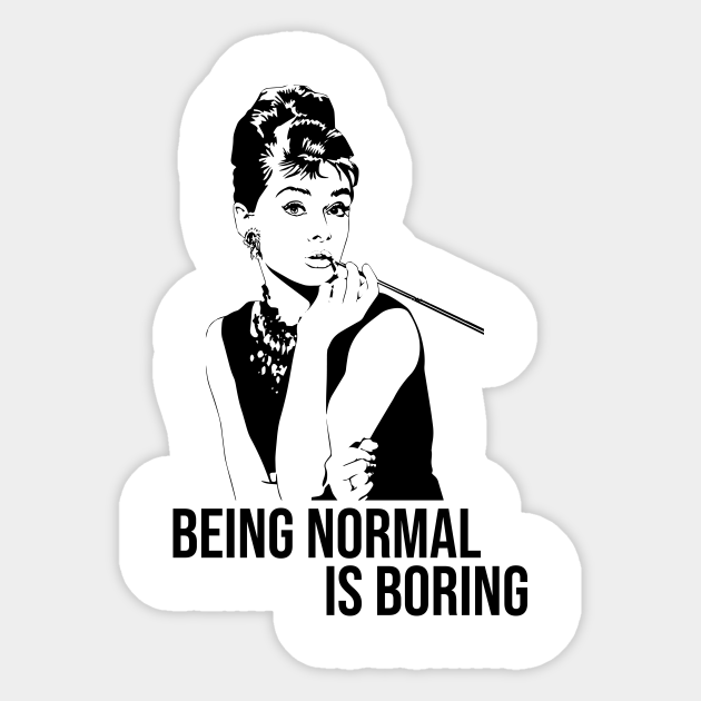 Pegatina/sticker/autocollant/Black&White/ GLOSSY Audrey Hepburn Pegatina/sticker/autocollant/Black&White/ GLOSSY Audrey Hepburn