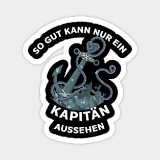 Kapitän Captain Käpt´n Boot Schiff Segeln Segler Magnet