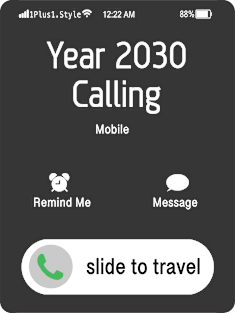 Future is calling - Answer to travel Magnet