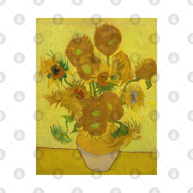 Vincent Van Gogh Sunflowers by RetroSalt