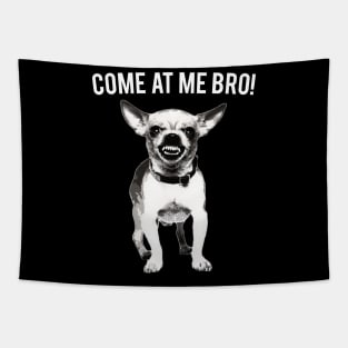 Come At Me Bro Chihuahua Dog Lover Dogs Tapestry