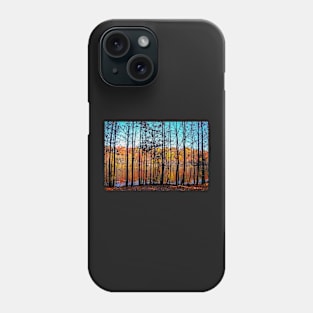 Thru Trees Landscape Phone Case