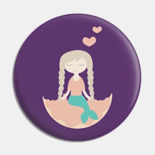 Even the Mermaid loves Donut Pin