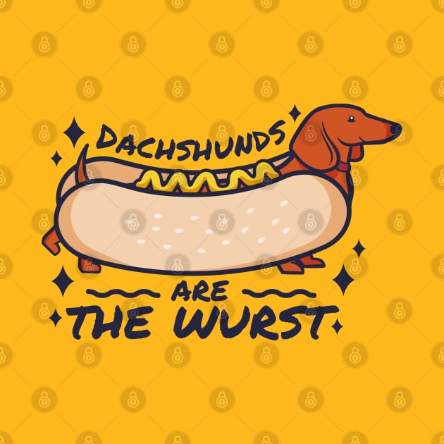 Wurst Weiner Dog by KerrieMarksArt