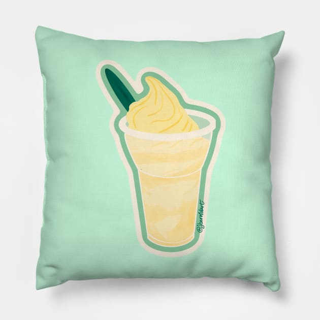 Dole Whip Float Pillow by jberoldart