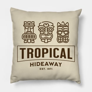 Tiki Room Tropical Hideaway Pillow