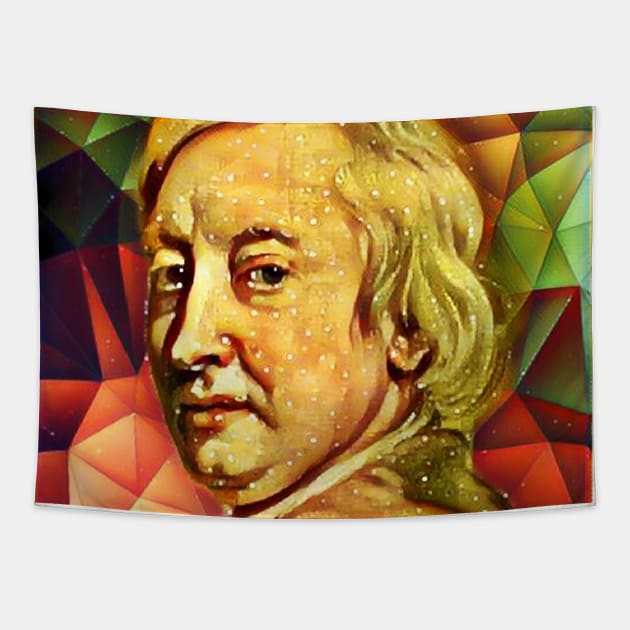 John Dryden Snow Portrait | John Dryden Artwork 15 Tapestry by JustLit