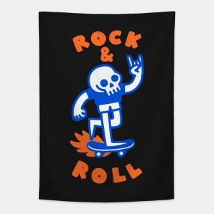 ROCK & ROLL SKULL Tapestry