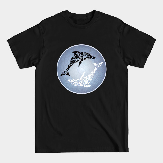 Discover Dolphin Yin Yang - Vector - T-Shirt