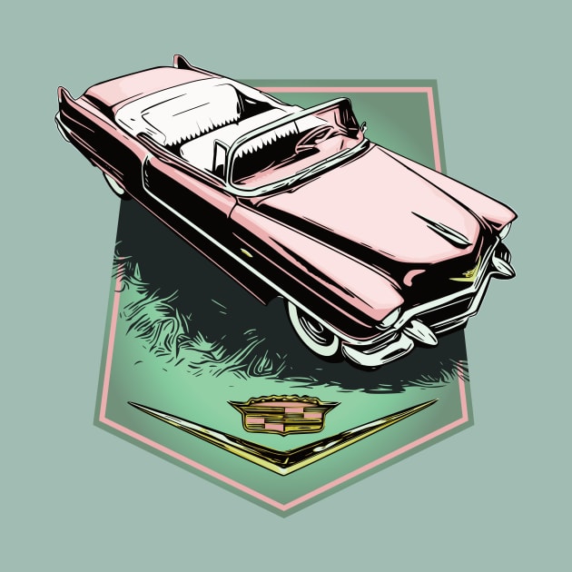 56 Pink Cadillac, 1956 Caddy series 62 by ZoeysGarage