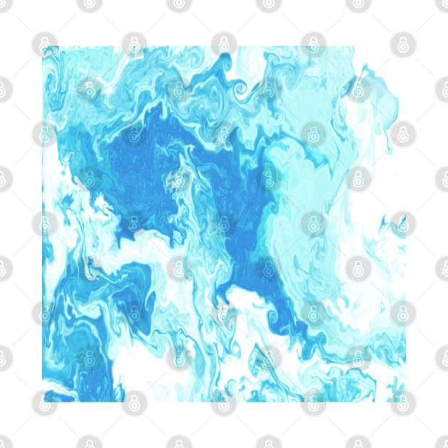 Blue and White Marble by ImDEL