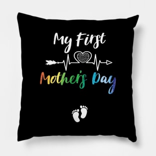 My First Mothers Day mom Pillow